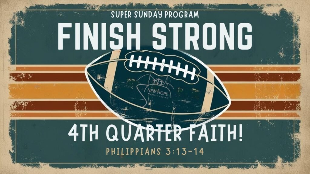 Finish Strong: 4th Quarter Faith